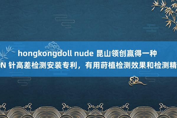 hongkongdoll nude 昆山领创赢得一种 PIN 针高差检测安装专利，有用莳植检测效果和检测精度